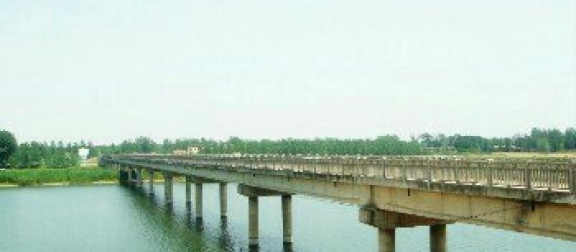 淮洪新河新桥段照片