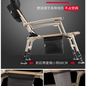 弘日欧式钓椅钓鱼多功能折叠椅躺椅全地形超轻台钓椅可躺折叠凳