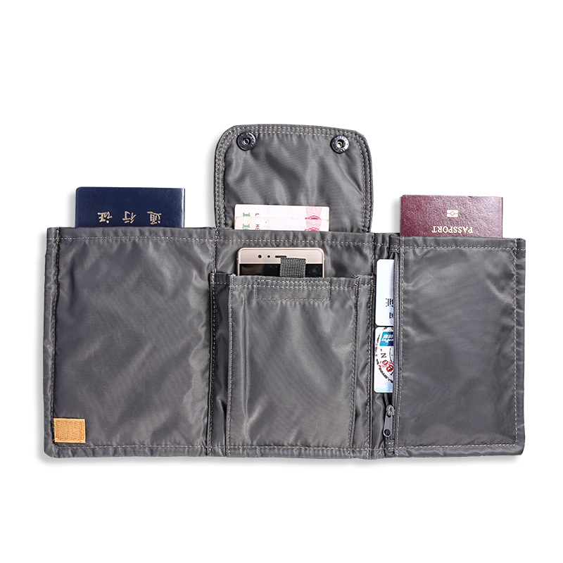 男女多功能护照包防水证件收纳包挂脖机票旅行护照夹手机袋斜挎包图片