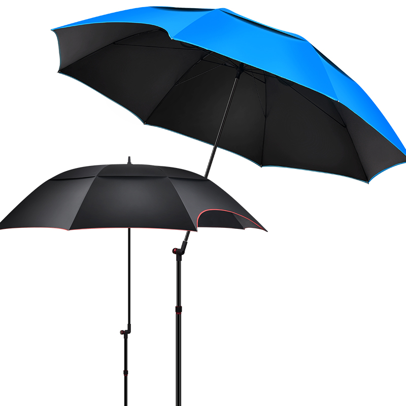 钓鱼伞万向防雨暴雨加厚大钓伞双层遮阳雨伞渔伞折叠防晒防紫外线图片