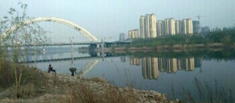 七里河钢铁桥段照片