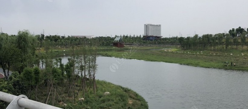 练江河滨河公园段照片