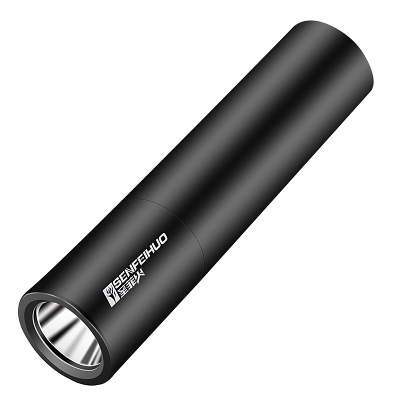 圣菲火led强光手电筒USB可充电式迷你小便携超亮远射户外家用随身图片