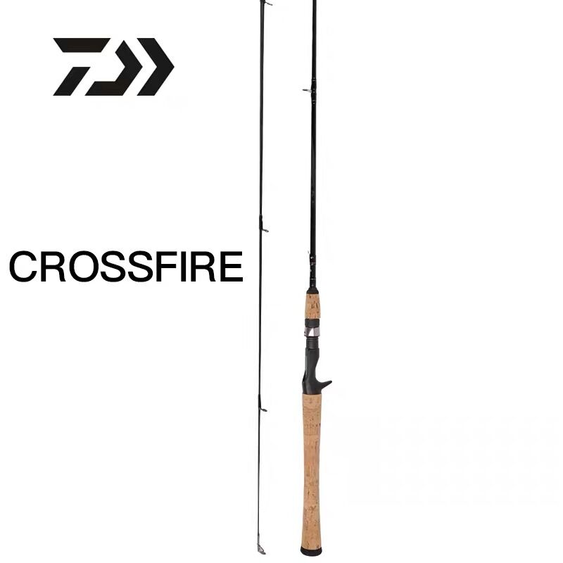 达瓦路亚竿套装达亿瓦正品CROSSFIRE水滴枪柄直柄碳素路亚杆鱼竿图片
